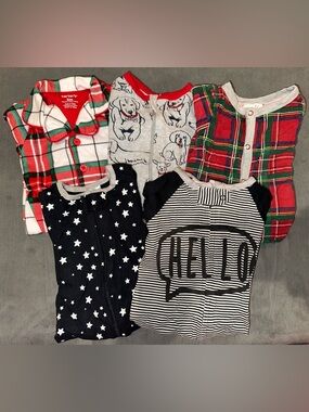 Bundle of Footies- Boy (0-3 Mo)